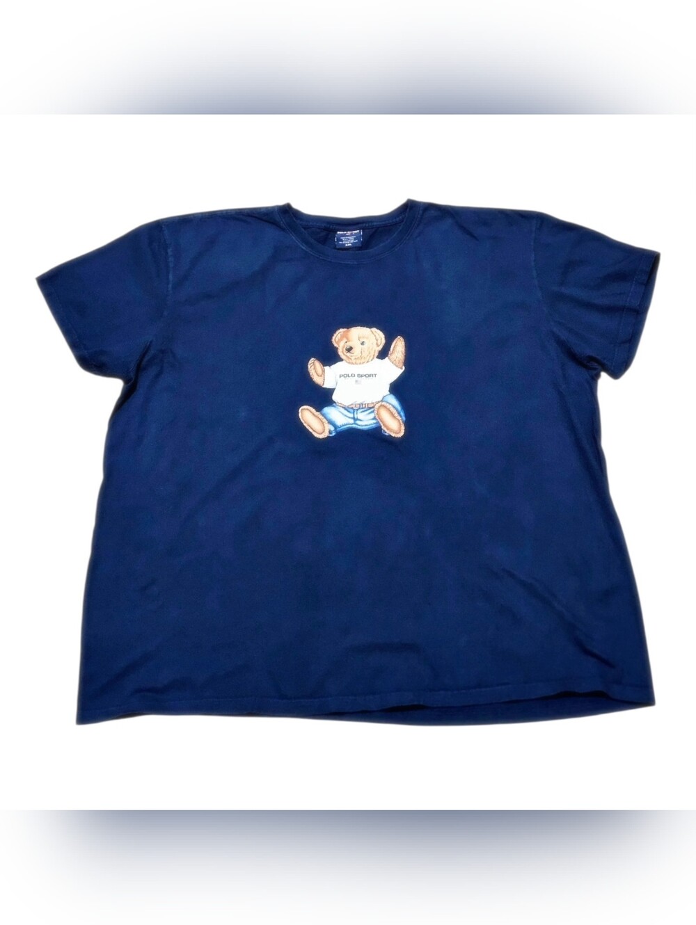 Polo by Ralph Lauren Navy Bear Graphic Short Sleeve Tee